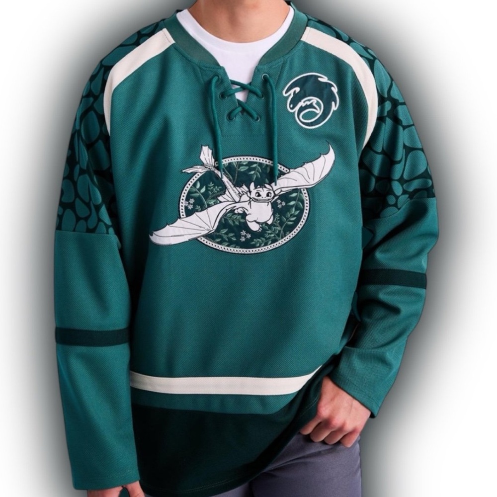 DreamWorks How To Train Your Dragon Toothless Hockey Jersey